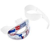 Protector bucal Under Armour Air Lip Guard/Protector bucal para fútbol. Respirable y cómodo. No requiere cocción. Protege los labios y los dientes. Incluye correa para casco, talla única