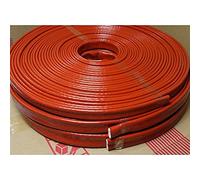 Protector Cable Ajustable 1 Meter Dia Red HERRA Temperatura Resistente Tubo DE Encendido Carne Asiento Aislamiento Silicona SILICONO(12mm)