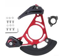 Protector Cadena MTB ISCG05 Rodamiento para acero Protector Cadena | Cuerpo aluminio CNC, para resistencia, desgaste mínimo, colores variados, instalación rápida(Red)