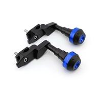 Protector Caída Almohadilla Choque Deslizante Marco Para NK450 2022-2025 | Protectores chasis motocicleta Cubierta Protección Motor Para CFMOTO(AZUL)