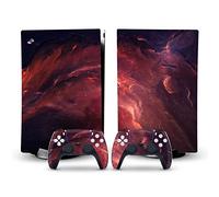 Protector Calcomanía Consola Para PS 5 Disk Edition 2 Controladores Fundas Vinilo Versión Disco Para PS5 09789 Sin Residuos