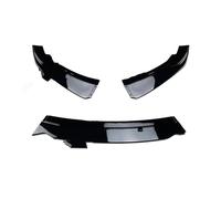 Protector Canard para 1er F20 F21 2011-2019 Parachoques Delantero Labio Hatchback LCI Aero Kit Carrocería Alerón Divisor Canard Labio Tuning Brillo Carbono Labio Parachoques(Gloss Black 1)