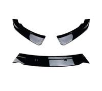 Protector Canard para 1er F20 F21 para LCI 2011 2012 2013 2014-2019 PP Parachoques Delantero Labio Aero Kit Carrocería Alerón Divisor Canard Labio Labio Parachoques(M1 Gloss Black)