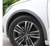 Protector Cejas Rueda 1 Juego Arco Rueda Coche Universal, Protector Patrón Fibra Carbono, Tira Embellecedora Labios, Kit De Extensión Antiarañazos Guardabarros Coche(2PC 4.5Carbon fiber)