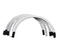 Protector Cejas Rueda Ceja De Rueda Arco Bengalas Coche Para Cayenne 18-24 Protector Guardabarros Accesorios Paso rueda coche Tira(Dark white)