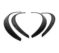 Protector Cejas Rueda Coche 2,75 "/70mm Universal Flexible Guardabarros Bengalas Cuerpo Extra Ancho Rueda Arco 4 Uds Tira Anticolisión