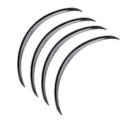 Protector Cejas Rueda Guardabarros Universales Para Coche Cubierta Protectora De Arcos De Rueda Adicionales Embellecedor De Labios Guardabarros Universales 2x 73cm(4pcs)