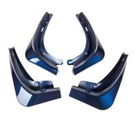 Protector Cejas Rueda Para Model Y 4 Unids/set Guardabarros Negro Mate Fibra De Carbono ABS Modelo Energía Guardabarros De Coche(Azul)