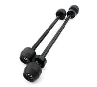 Protector Choque Compatible Con Ducati Para Scrambler Para Icon Para Full Throttle 2015 2016 2017 2018 2019 Deslizadores Rueda Delantera Y Trasera Para Motocicleta Protector Contra Choques.(Black)