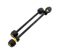 Protector Choque Compatible Con Ducati Para Scrambler Para Icon Para Full Throttle 2015 2016 2017 2018 2019 Deslizadores Rueda Delantera Y Trasera Para Motocicleta Protector Contra Choques.(Yellow)