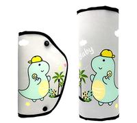 Protector Cinturon Coche Niños，Almohadillas para Cinturón Coche Seguridad con Niños Ajustador del Cinturón de Seguridad para Niños Bebés Adultos (Dinosaur Baby)