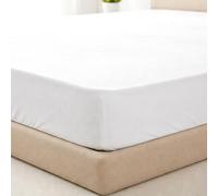 Protector Colchon 150x200 Rizo, Banda elástica perimetral 360°, para Colchon de hasta 25 cm de Altura, Ajuste Firme, Lava a máquina,100% Poliéster