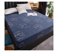 Protector Colchon Impermeable Protector de colchón Impermeable y Grueso, sábana Bajera Ajustable, Funda látex for 150 x 200, 180 160 para hogar(04,150x200x30cm)