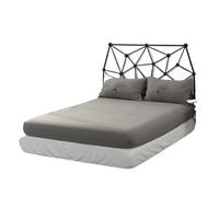 Protector colchon Impermeable Sábana Bajera sólida Impermeable, Fundas de colchón Ajustables, Cuatro Esquinas con Banda elástica, Funda Protectora for Cama para Cama(Grey,Full 137x190x36cm)