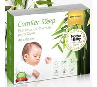 Protector Colchon Minicuna 40x90 cm Colchón Cuna 100% Bambu para Bebé Cubre Transpirable Y Totalmente Ajustable Protector Colchon Impermeable