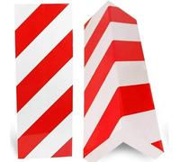 Protector columnas Garaje Protector para La Puerta de Coche Columnas Parking Protector Puerta Garaje Esquina Parking (Rojo 2PC)