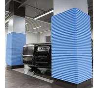 Protector Columnas Garaje, Protector Pared Garaje Autoadhesivos, Protectors Pared Garajes, Protección para Borde de Puerta del Coche Blue 11.8x78.7in/30x200cm 2PCS