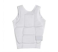 Protector con Nylon Resistente y Algodón Perla para Absorber Golpes Directos en el Área l Pecho Durante Combates Controlados Acuado para Clases Grupales y Seminarios , Color to 1 , L