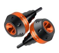 Protector contra Caídas CNC Motocicleta para MT03 MT07 R25 R3 FZ07, Deslizadores De Marco De Motocicleta, Barra De Choque, Protector Decorativo Antialmohadilla(Orange,A)