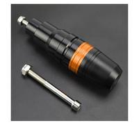 Protector contra choques Almohadillas Protectoras Marco Motocicleta CNC Deslizadores Escape Protectores Contra Choques Para CBR125R CBR150R CBR250 CBR250R(B-naranja)