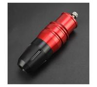 Protector contra choques Almohadillas Protectoras Marco Motocicleta CNC Deslizadores Escape Protectores Contra Choques Para CBR125R CBR150R CBR250 CBR250R(A-rojo)