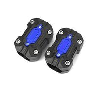 Protector contra choques Bloque Protección Parachoques Motor Motocicleta Barra Protección Para Suzuki Para Vstrom 8001050DE Para V Strom 650 1000 1050 Para Adventure(AZUL)