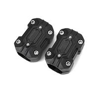 Protector contra choques Bloque Protección Parachoques Motor Motocicleta Barra Protección Para Suzuki Para Vstrom 8001050DE Para V Strom 650 1000 1050 Para Adventure(Negro)