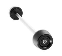 Protector contra Choques De Rueda Deslizante Eje Delantero Motocicleta para ZZRI400 para ZX-14R para Versy para S650 para S1000 2017-2020 Alfombra anticaída(All Black)