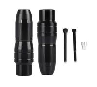 Protector contra choques Deslizador De Cuadro De Motocicleta Protección Anticaídas Barra Anticaída Del Tubo De Escape Para NX500 NX 500 2023 2024 2025(A2 Negro)