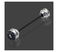 Protector contra choques Para MT07 MT09 FZ09 FJ09 XSR900 XSR700 2025 Protector De Rueda De Motocicleta Eje Rueda Trasera Delantera Horquilla Deslizador Tapa(Trasera plateada)