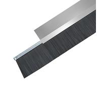 Protector contra corrientes de aire para puertas, Burlete de barrido puerta con cepillo tira aleación aluminio que pela tamaños múltiples multicolores(T,10cm/3.9in)