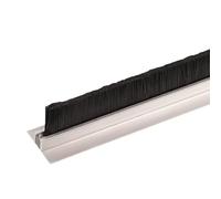 Protector contra corrientes de aire para puertas, Tipo altura 10-300m m del HFT de la aleación aluminio tira cepillo puerta plata(Silver-t Type,300mm)