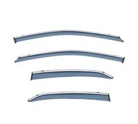 Protector contra la Lluvia de la Ventana del Coche Compatible con Toyota Camry XV70 2018-2021. Molduras cromadas para Ventanas, Protectores contra la Lluvia, Viseras de Puertas y respiraderos.