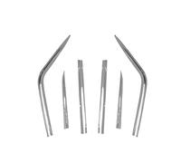 Protector contra la Lluvia de la Ventana del Coche Deflector de Lluvia y Sol Apto para Toyota Land Cruiser 250 LC250 Prado 2024, Protector contra la Intemperie. Deflector de Ventana(Silver)