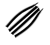 Protector contra la Lluvia de la Ventana del Coche Visera para Ventana de Coche, Deflector de Viento y Lluvia, Compatible con Hyundai Santa Fe 2019-2021 Deflector de Ventana