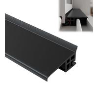 Protector contra la lluvia for el borde exterior de ventana, barra meteorológica goma autoadhesiva for puertas, ventanas coches, resistente al calor, varios tamaños(Internal Window Groove 1.9cm,0.5m)