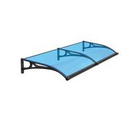 Protector contra La Lluvia For Exteriores, Toldo De Aleación De Aluminio. | Tablero silencioso engrosado de 4MM, diseño de policarbonato, toldos for puertas exteriores(60x240cm/24x95in)