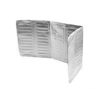 Protector contra salpicaduras de aceite de aluminio para cocinar en estufas, escudo antisalpicaduras con 3 paneles ajustables con bisagras, se adapta a la mayoría de cocinas de gas y eléctricas, para