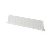 Protector contra salpicaduras de fregadero en silicona flexible que garantiza un proceso de lavado de platos más limpio y seco (blanco aumentado)