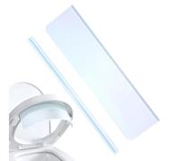 Protector contra salpicaduras de inodoro - Protector deflector de ajustable de 10 x 3.94 pulgadas, barrera protectora de baño hidrofóbica, cubierta higiénica fácil de limpiar, accesorio de