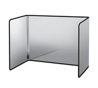 Protector Contra Salpicaduras, hicoosee Protector Salpicaduras Pared Antisalpicaduras Cocina Plegable 3 Caras Escudo Pantalla Antiadherente de Tres Lados, M