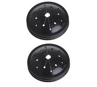 Protector contra salpicaduras para eliminación de basura, tapones de drenaje de goma para residuos de alimentos, cubierta antisalpicaduras, repuesto de deflector de fregadero 2 piezas