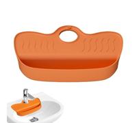 Protector Contra Salpicaduras Para Fregadero De Cocina,Bandeja de drenaje de secado rápido - Barrera De Diseño Inclinado Para Lavabo Del Baño - Para Esquina Esponjas Cepillos Estropajos Y Jaboneras