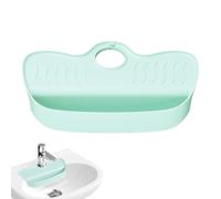 Protector contra salpicaduras para fregadero, organizador de secado rápido, diseño inclinado, tapete de secado rápido, protector contra salpicaduras, para encimera del hogar, esponjas, cepillos