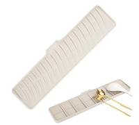 Protector contra salpicaduras para fregadero, tapete de drenaje de 42 x 10 cm, mayor eficiencia, protector de salpicaduras de agua con diseño de estante de tipo abierto, tapete de grifo para