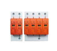 Protector contra sobretensiones AC SPD 20KA-60KA 385V 2P/4P mini pararrayos de bajo voltaje Protector doméstico de riel DIN(4P,20KA)