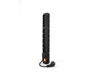 Protector contra sobretensiones Acar S10 negro automático de 3 m