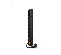 Protector contra sobretensiones Acar S8 Pro de 1,5 m, color negro