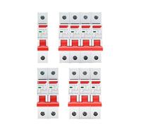 Protector contra sobretensiones de 230 V y 400 V, disyuntor de corriente de carril DIN, 10 kA, 20 kA, 2 polos, 1 unidad(1P,60kA)