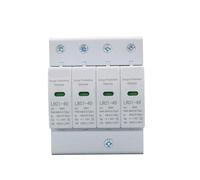Protector contra sobretensiones doméstico SPD 4P AC385V, 20 KA ~ 40 KA, 30 KA ~ 60 KA, 10 KA ~ 20 KA.(20-40KA)